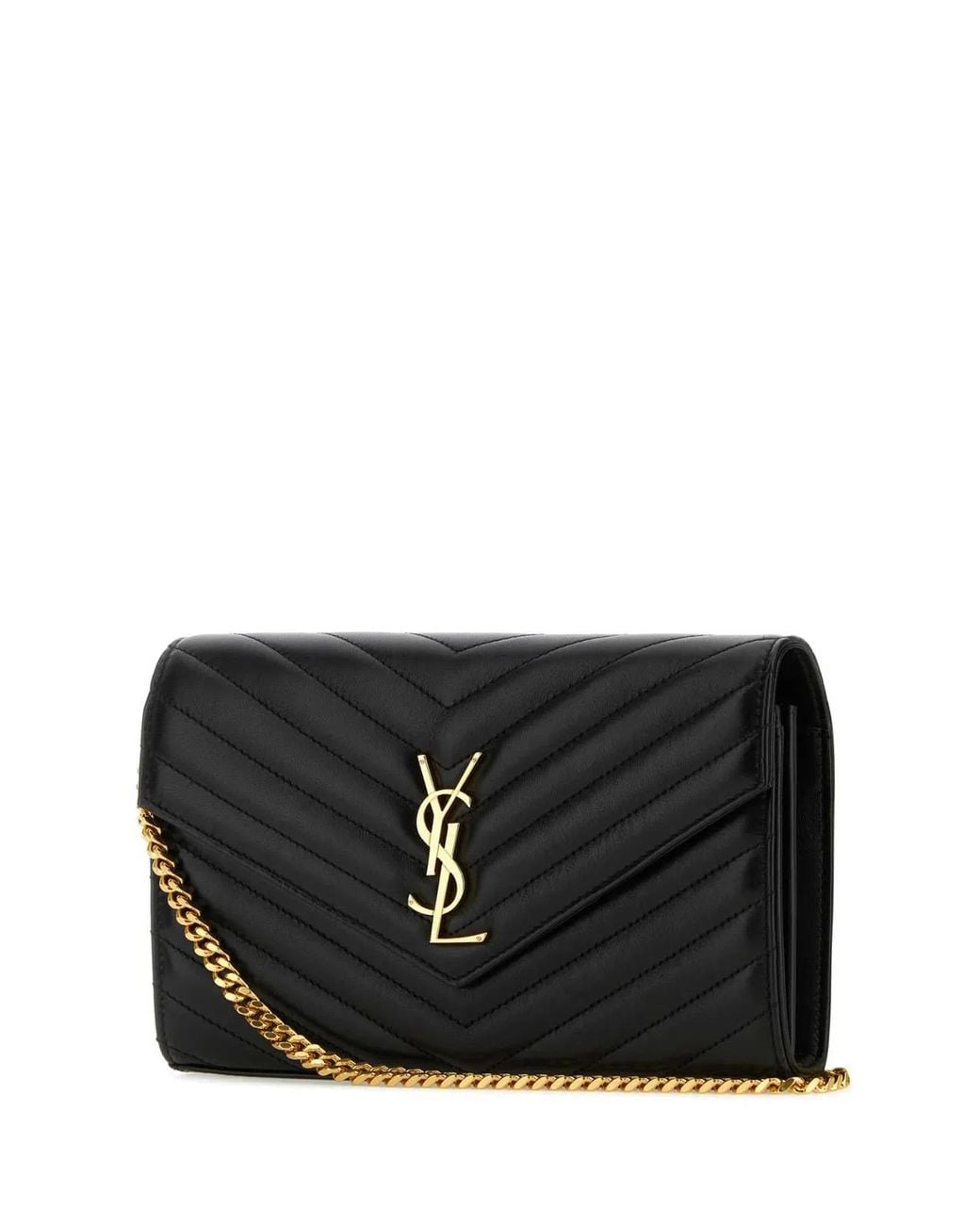 Saint Laurent Black Ysl C.Wall(153Y)Mono