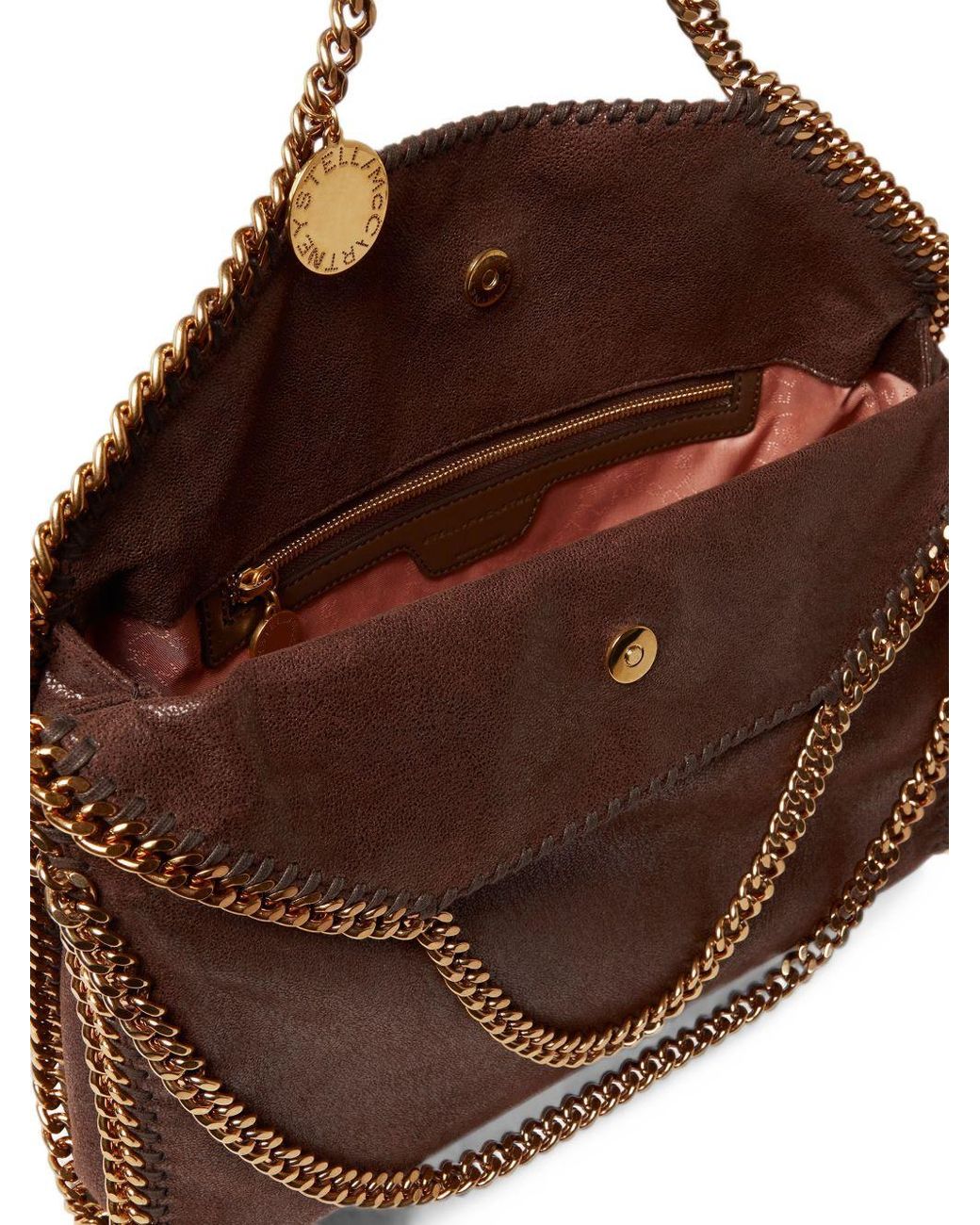 Stella McCartney Brown Falabella 3Chain Handbag