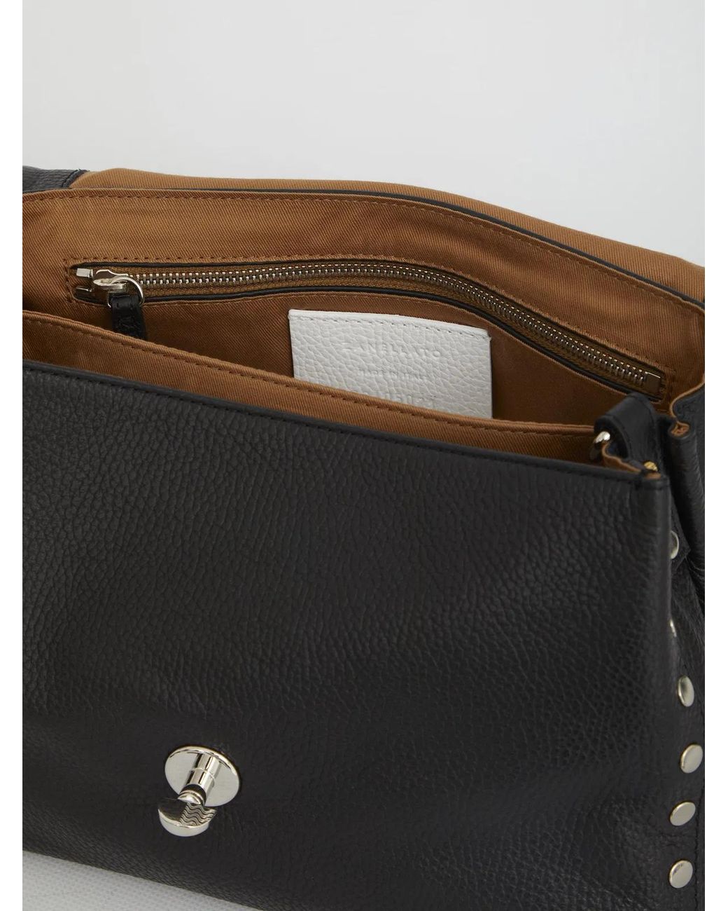 Zanellato Black Postina Daily S Bag