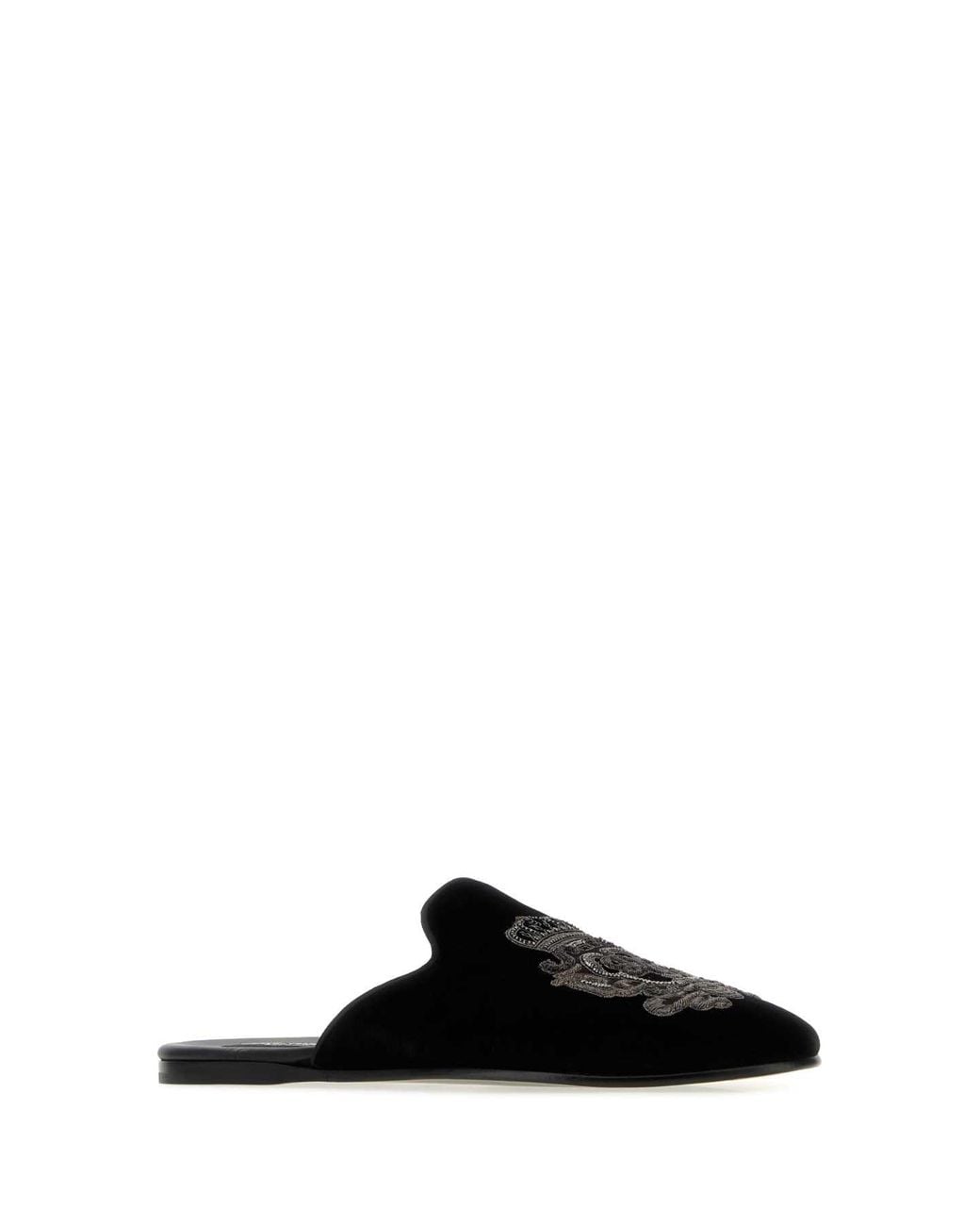 Dolce & Gabbana Black Dolce & Gabbana House Slippers for men