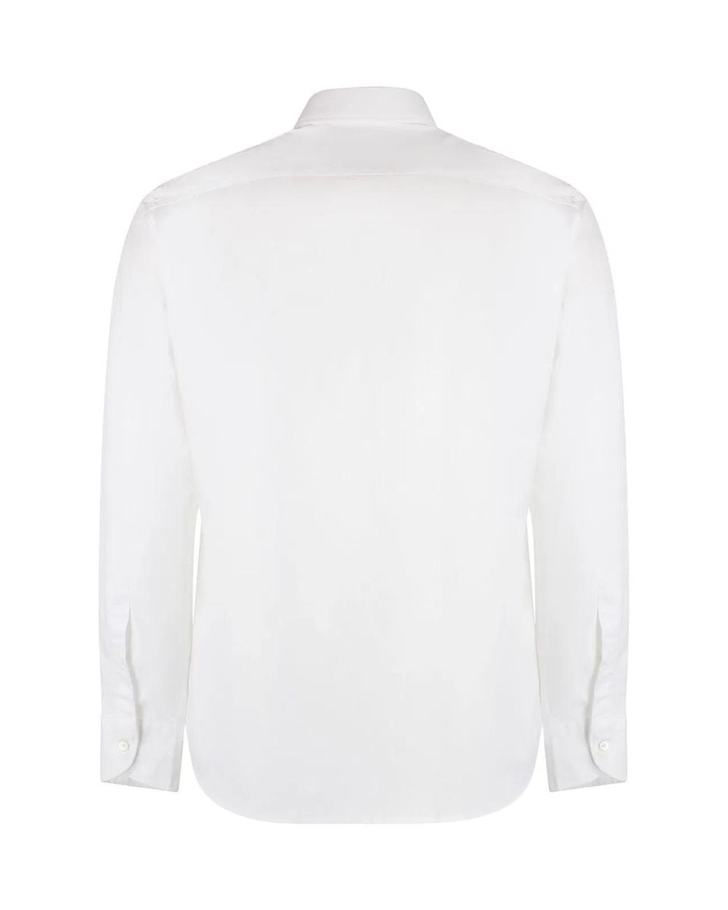 BASTONCINO White Cotton Shirt for men