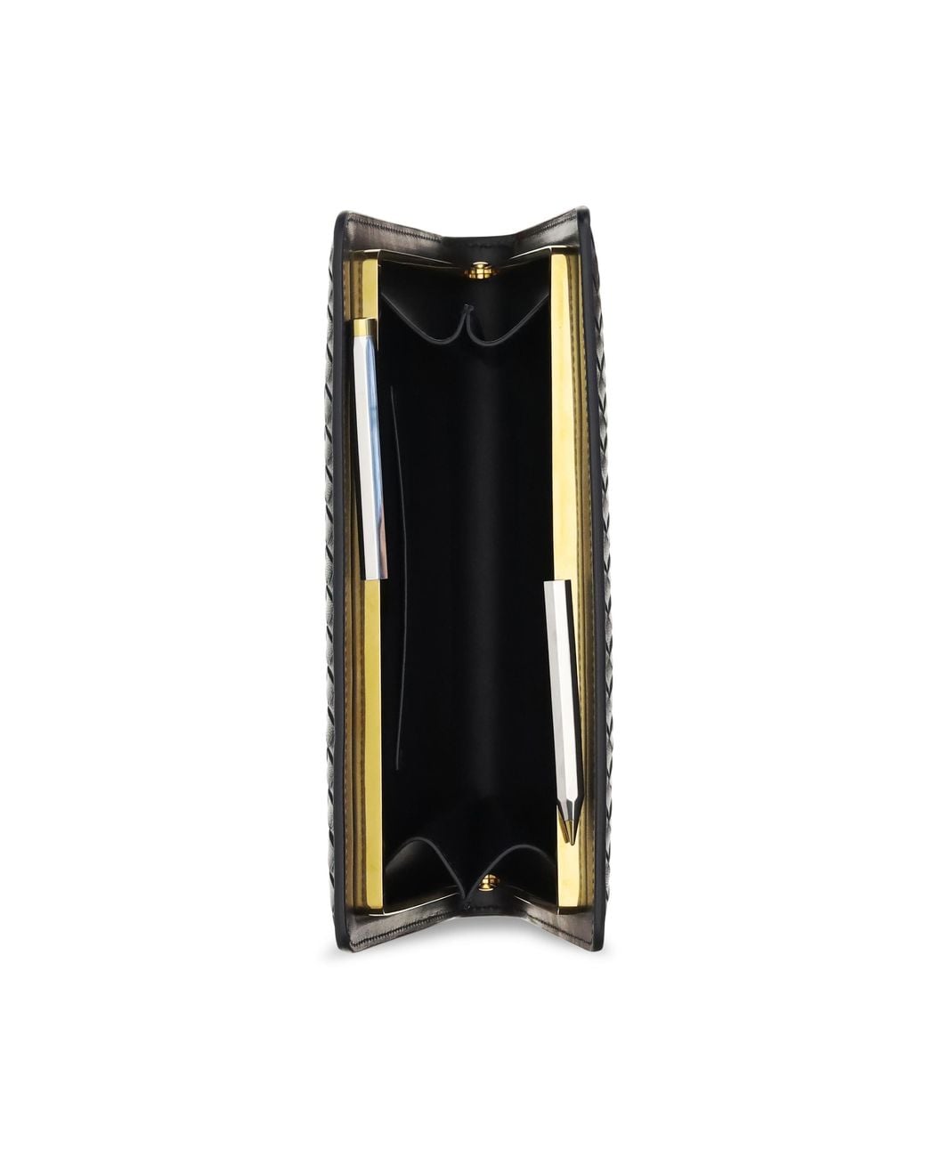 Bottega Veneta Blue Agenda Clutch