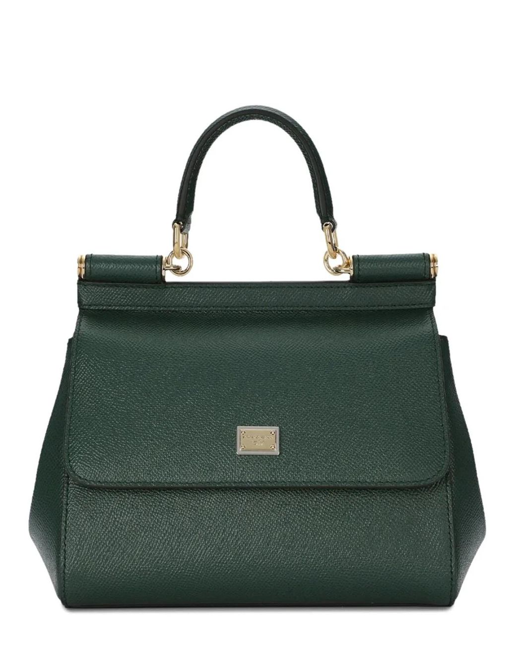 Dolce & Gabbana Green Shoulder Bag Sicily