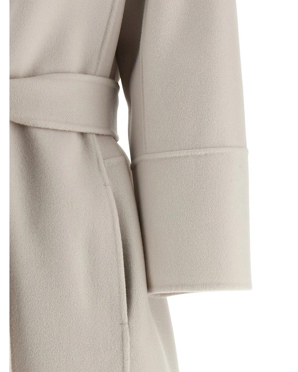 Max Mara White Max Mara 'S 'Arona' Coat