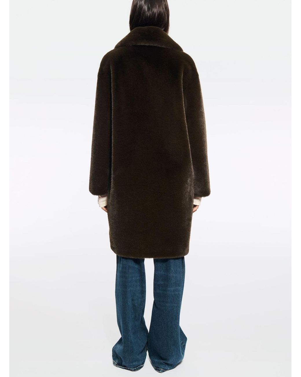 Stand Studio Black Camille Cocoon Coat