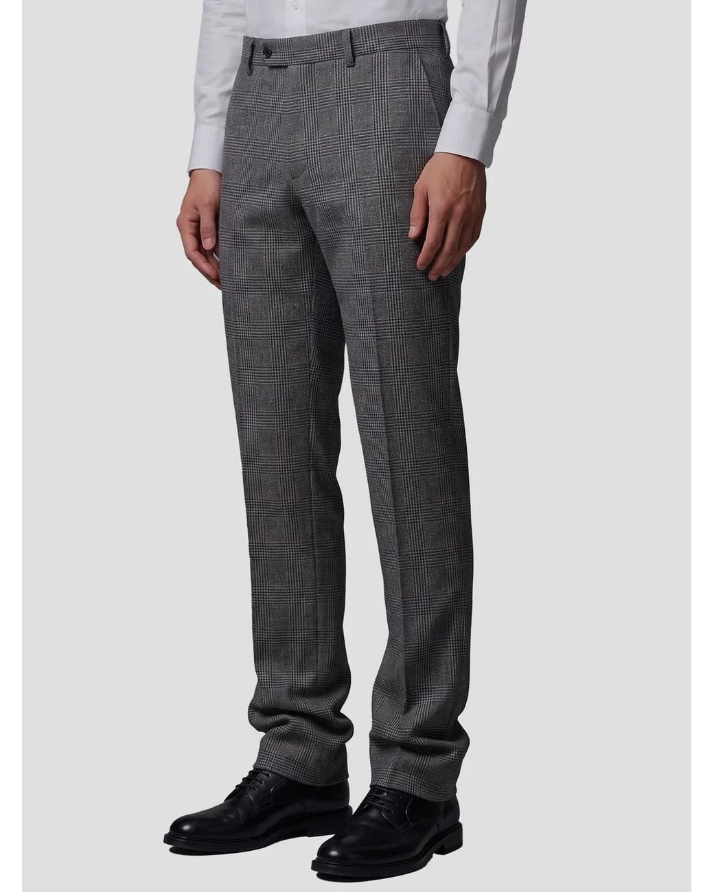 Lardini Gray Le Origini Virgin Wool Pants for men