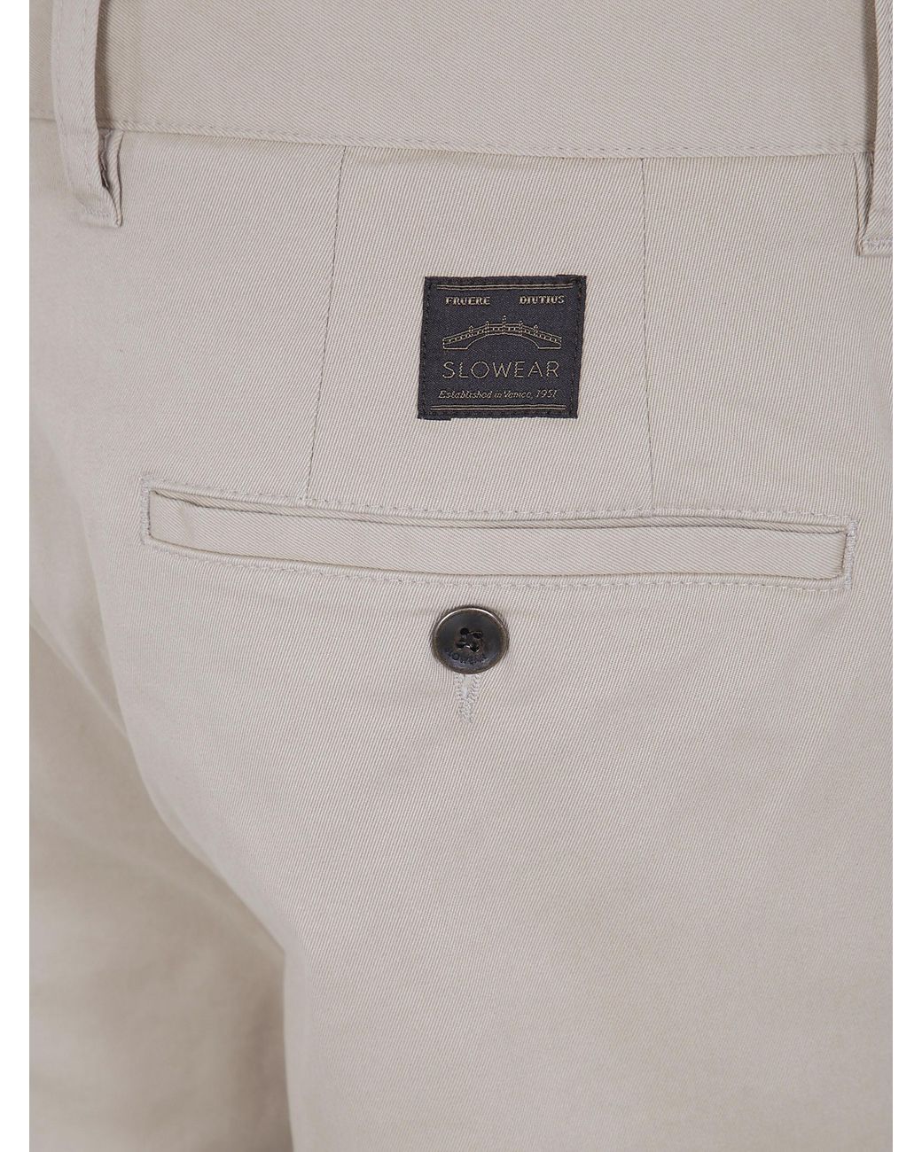 Incotex Gray Classic Regular Chino for men
