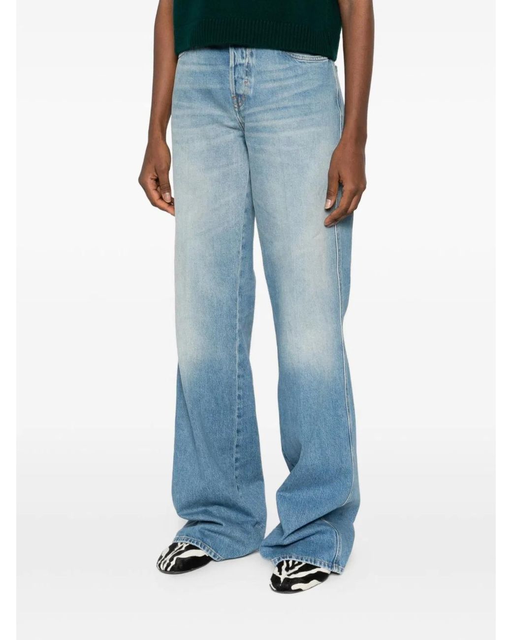Gucci Blue Denim Cotton Jeans