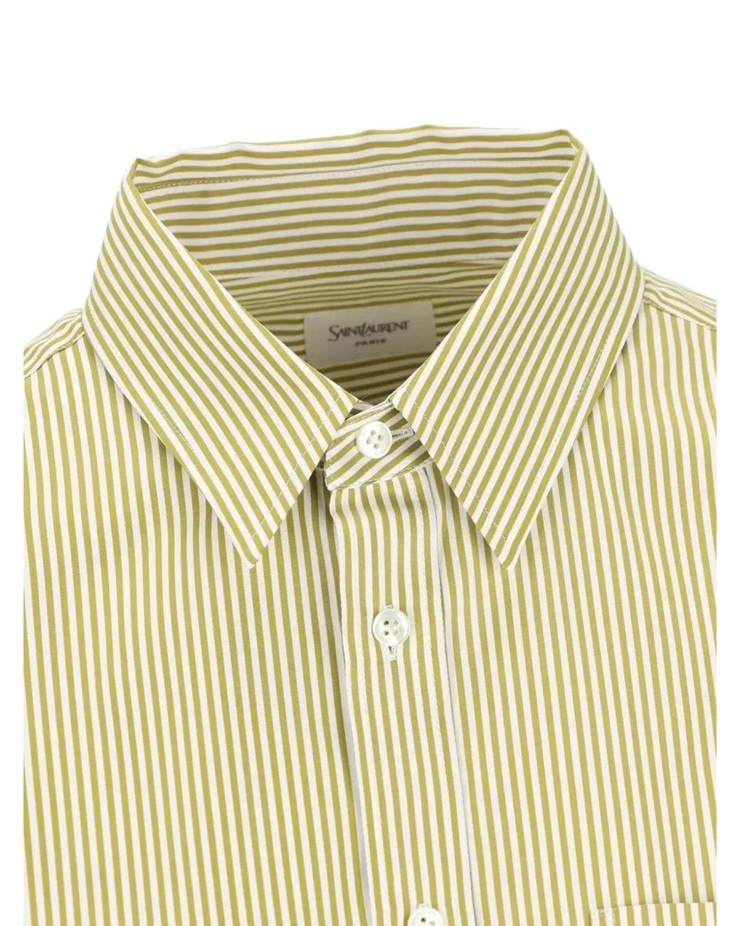 Saint Laurent Yellow Shirt Downing