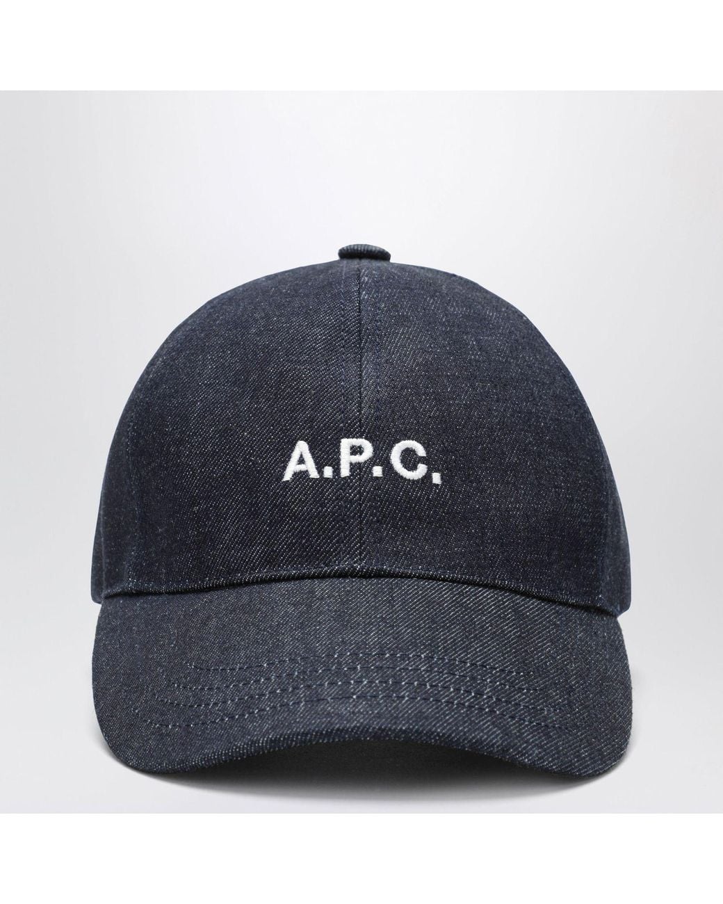 A.P.C. Blue Charlie Cotton Baseball Cap