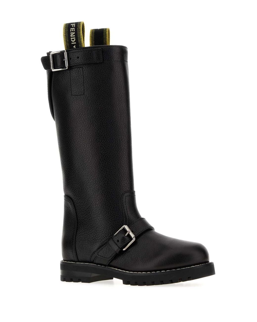 Fendi Black Biker Boots