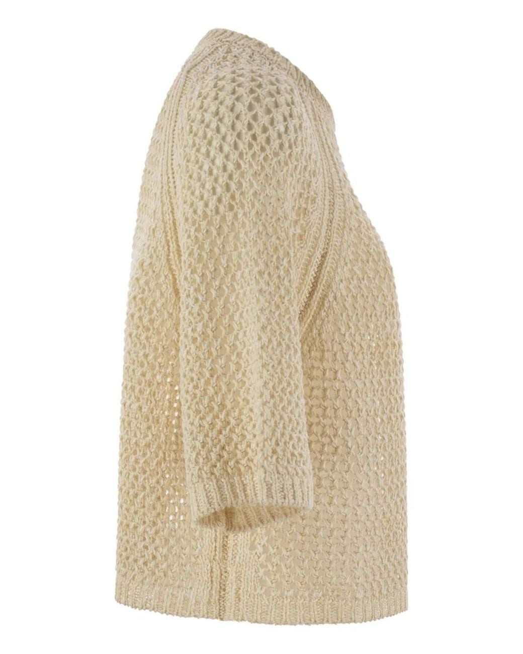 Fabiana Filippi Natural Cotton ¾-Sleeved Jersey