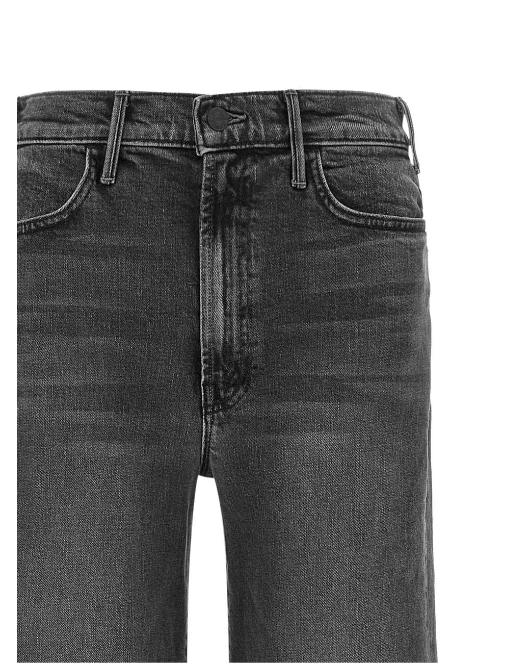 Mother Gray 'The Hustler Roller Sneak' Jeans