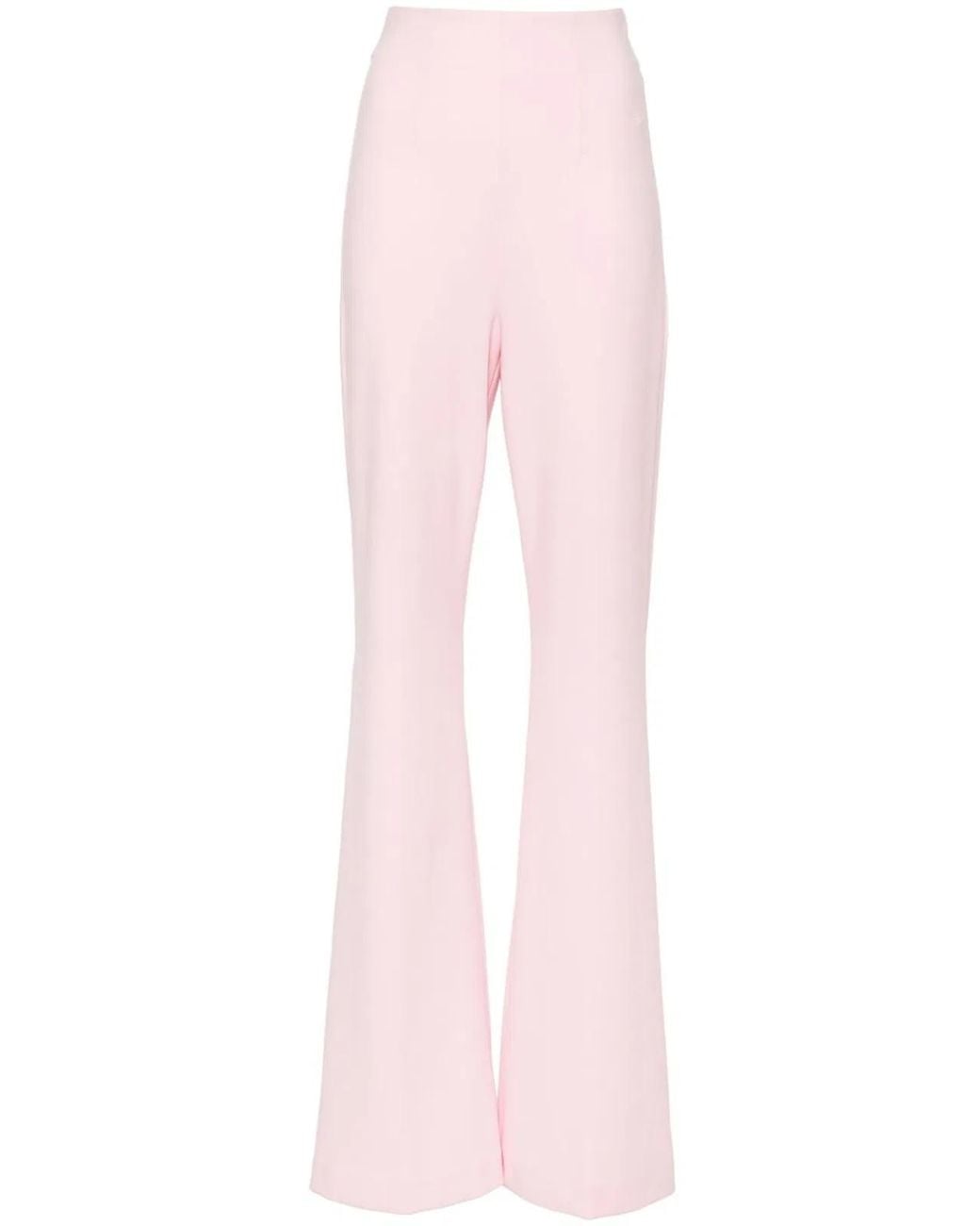 Max Mara Pink High-Waisted Trousers