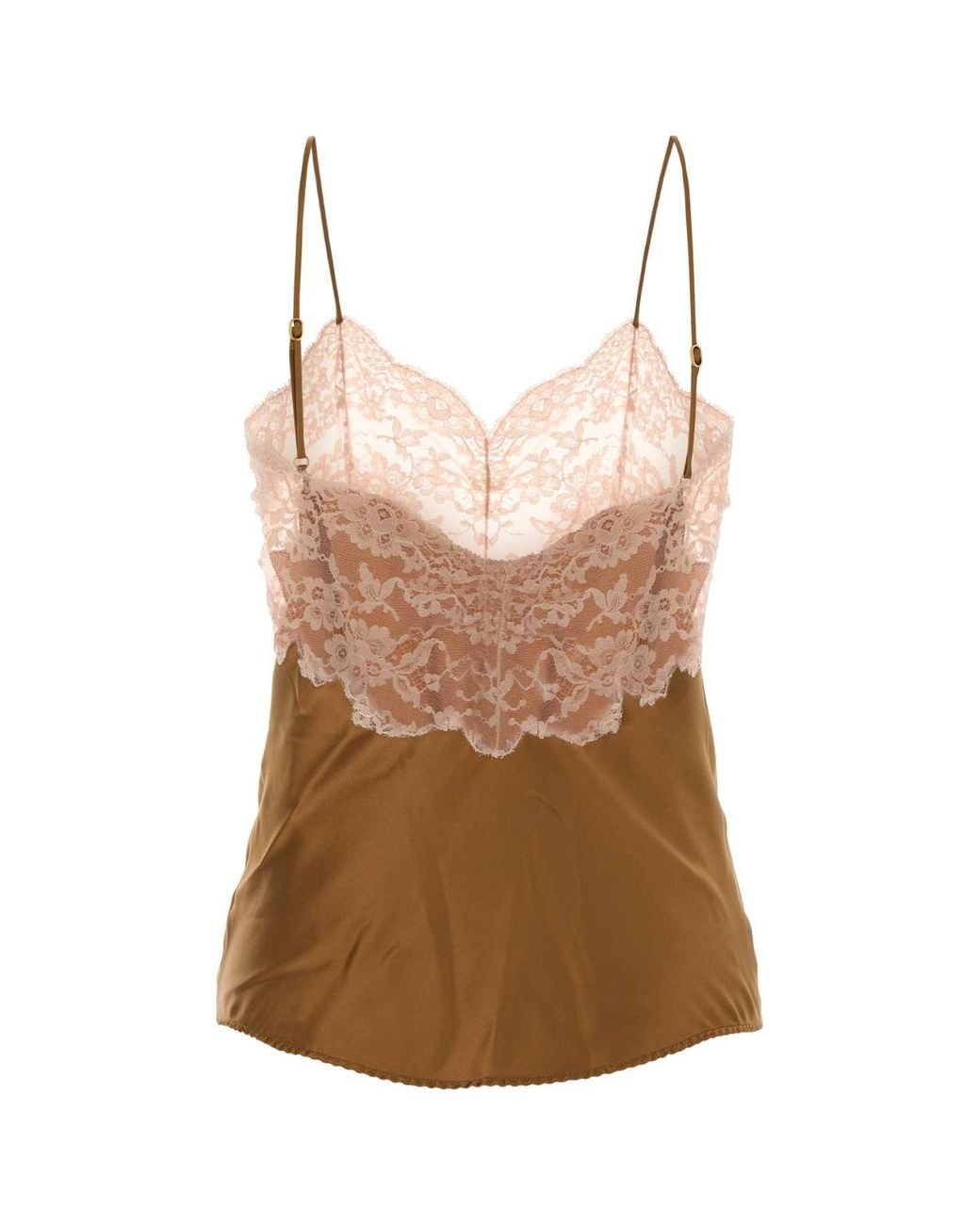 Saint Laurent Brown Blouse