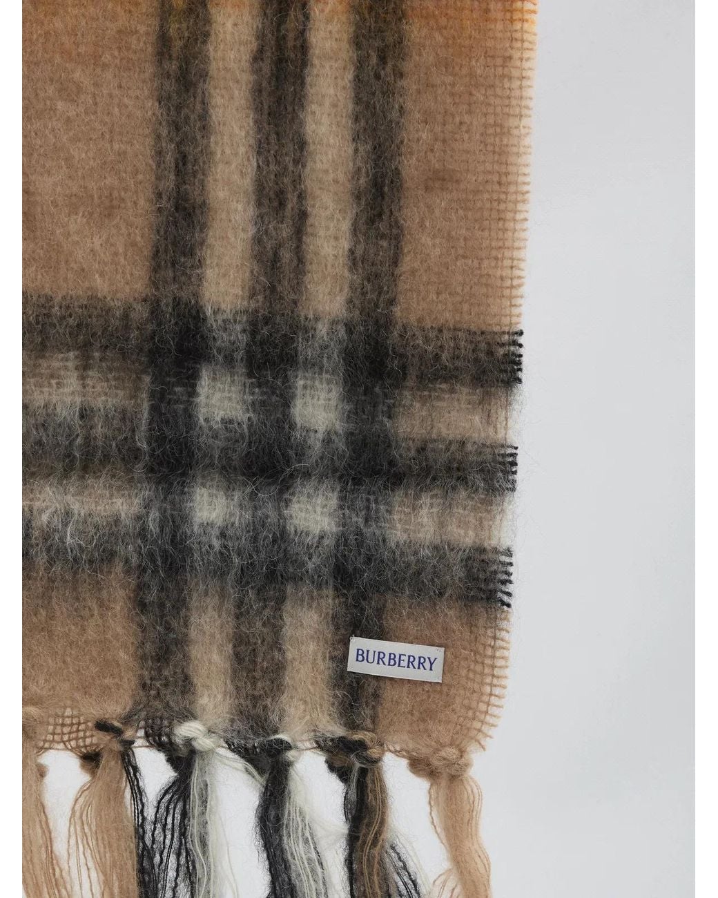 Burberry Multicolor Check Printed Scarf