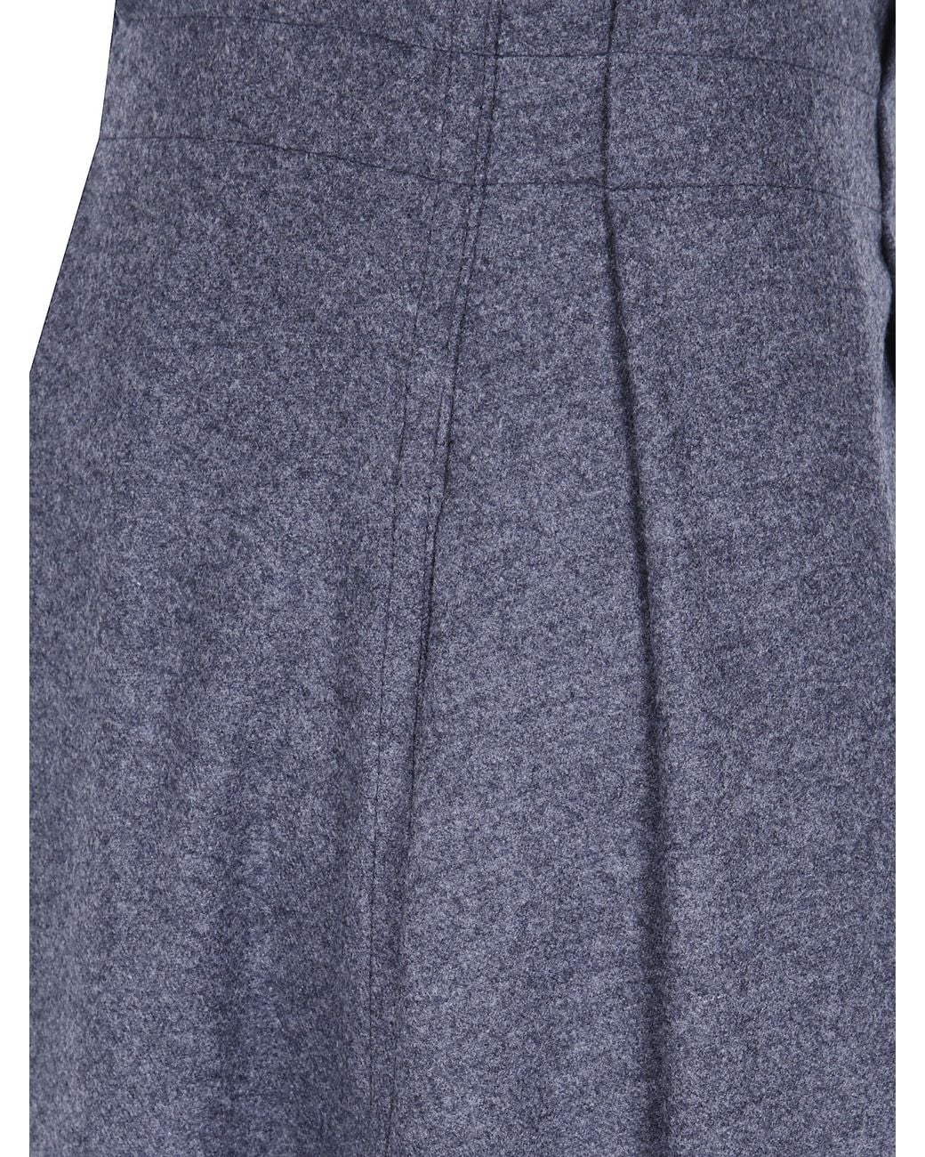 Sofie D ́hoore Blue "Savy" Wide Gathered Skirt