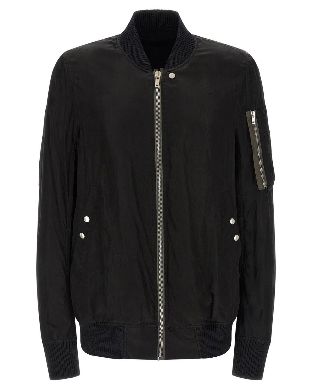 Rick Owens Black Copper Bomber Clothing for men