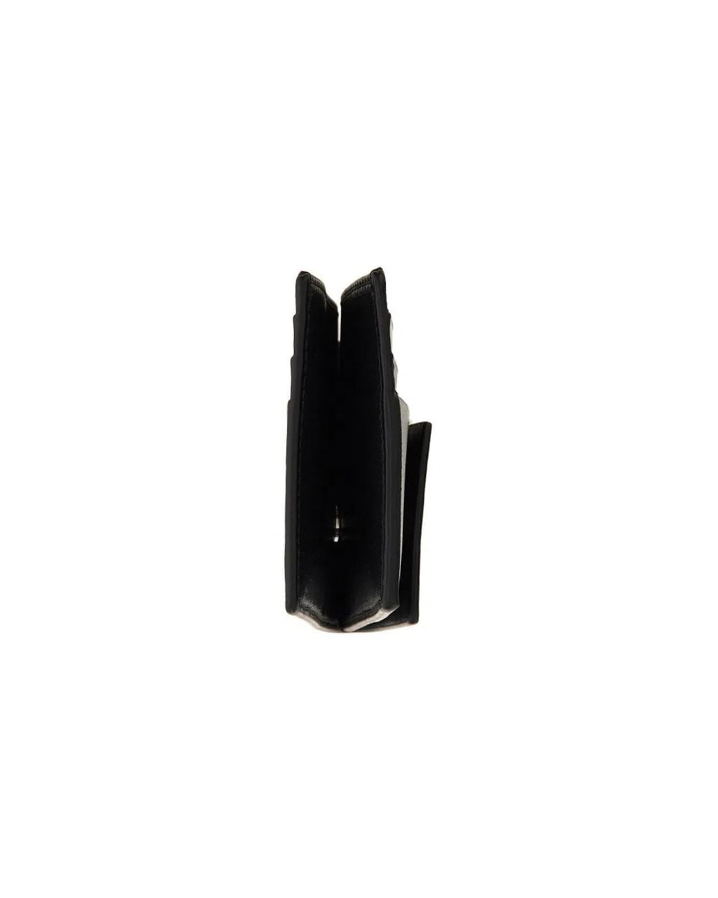 McQueen Black Card Holder With Logo for men