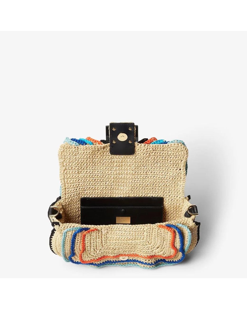 Fendi Multicolor Baguette Shoulder Bag