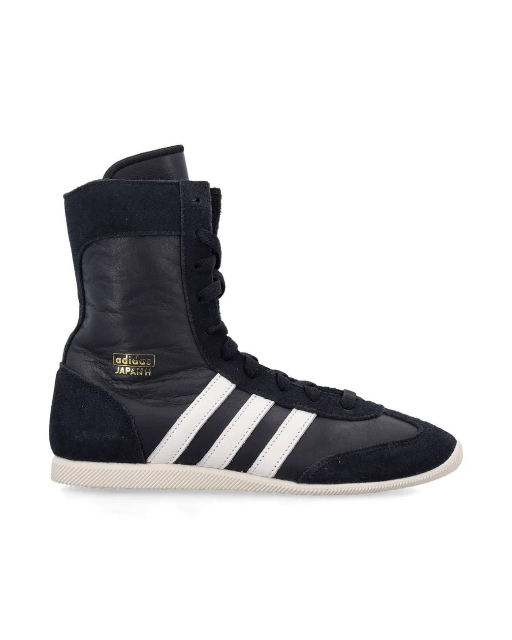 Adidas Originals Black Japan H High-Top Suede Sneakers