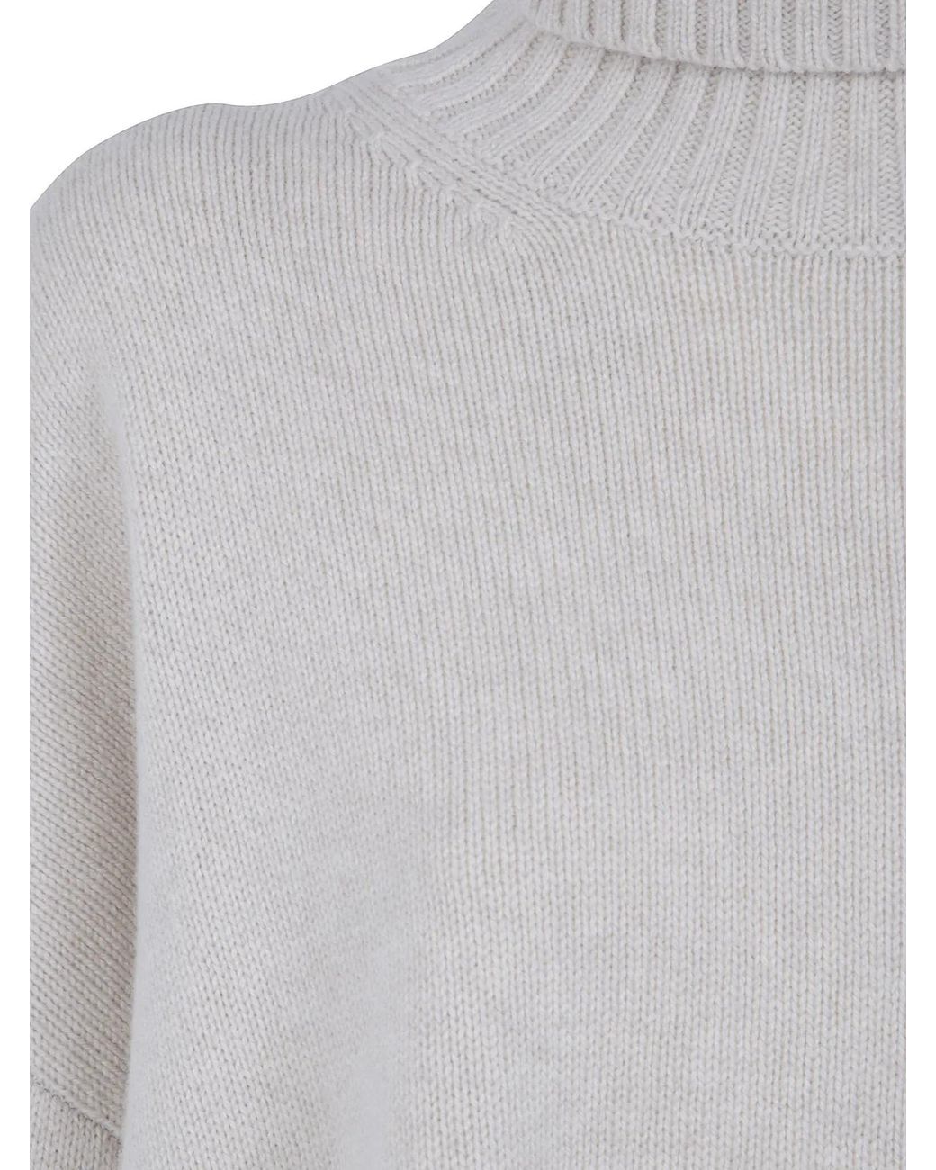 Soeur Gray William" Oversize Turtleneck Sweater