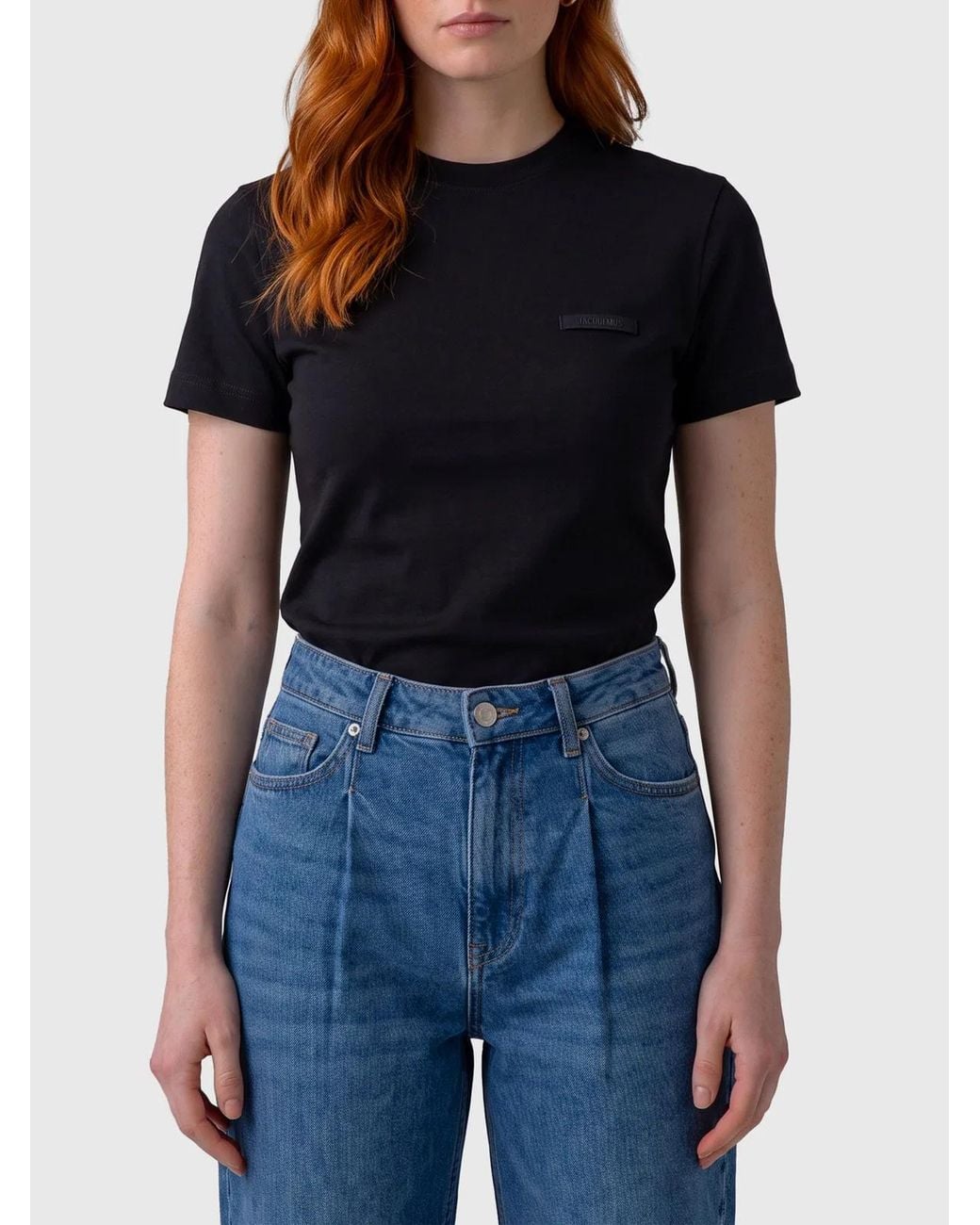 Jacquemus Black Crew Neck T-Shirt