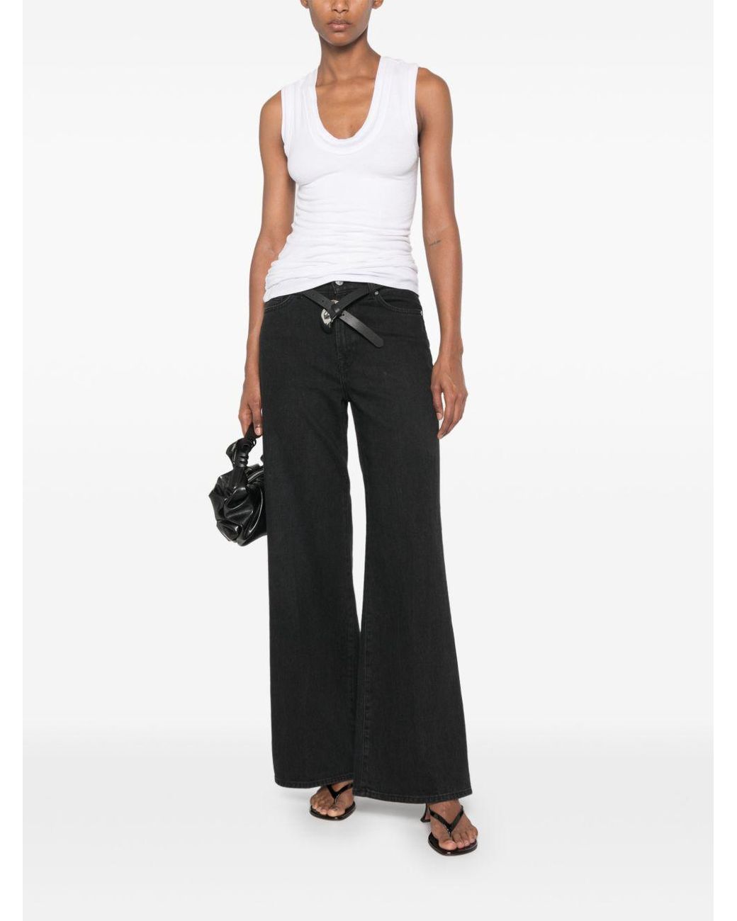 Seven7 Black Lotta Tailorless Denim Jeans