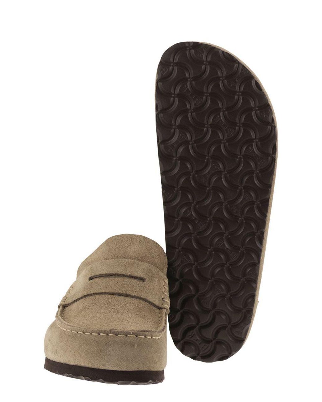 Birkenstock Brown Naples Loafers for men
