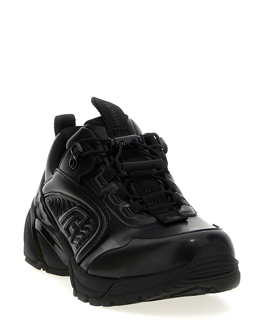 Balmain Black 'Cosmic Dust' Sneakers for men