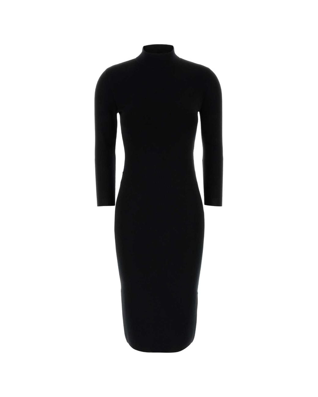 Gucci Black Wool Sweater Dress
