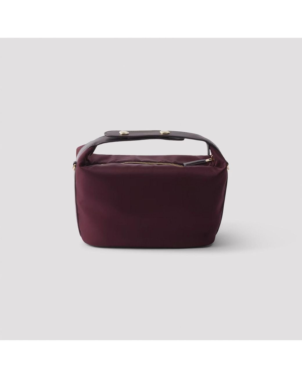 Prada Purple Bordeaux Chérie Mini Re-Nylon Bag