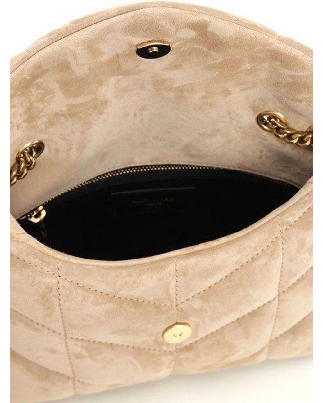 Saint Laurent Natural Puffer Toy Mini Bag