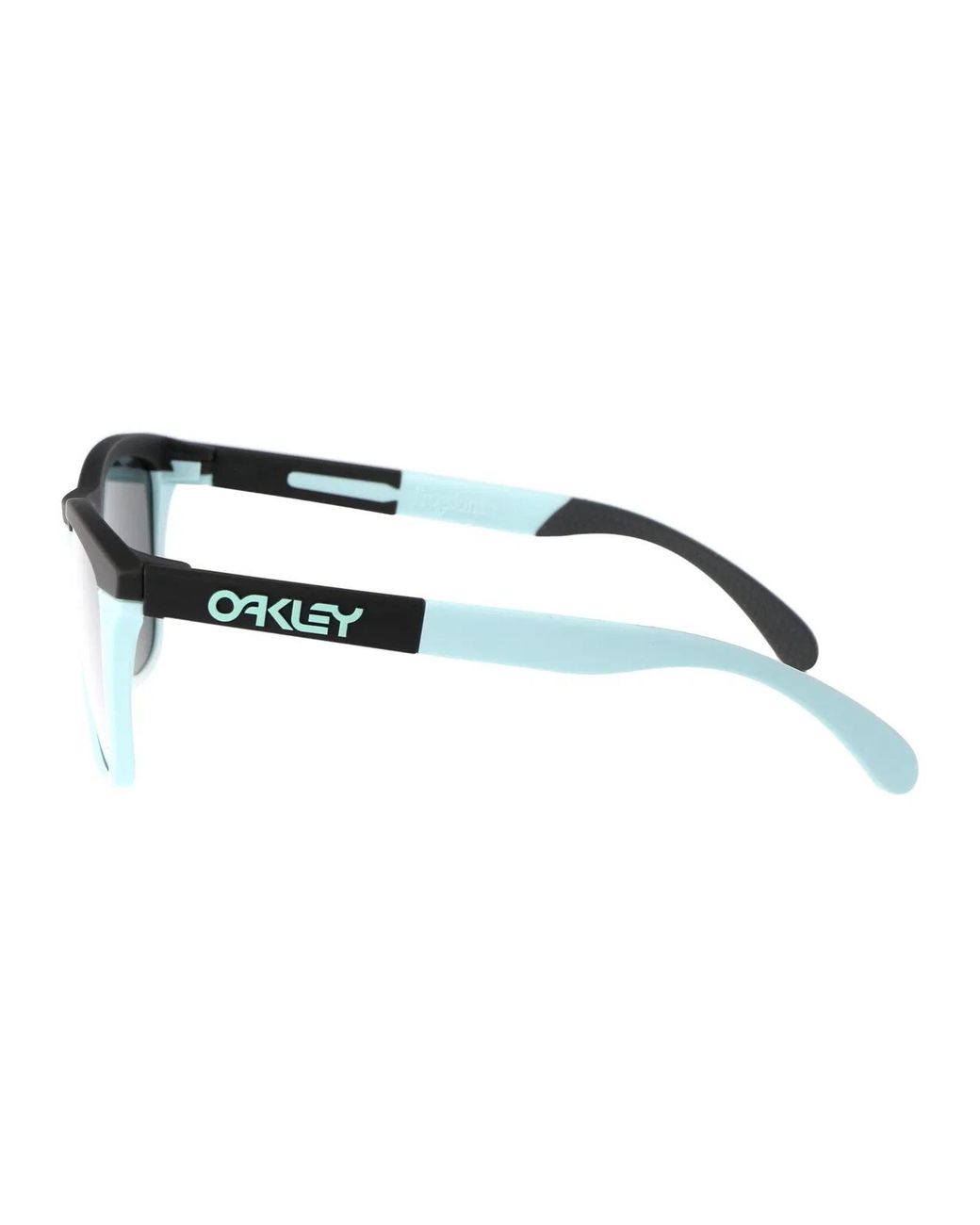 Oakley Blue Matte Carbon Acetate Sunglasses