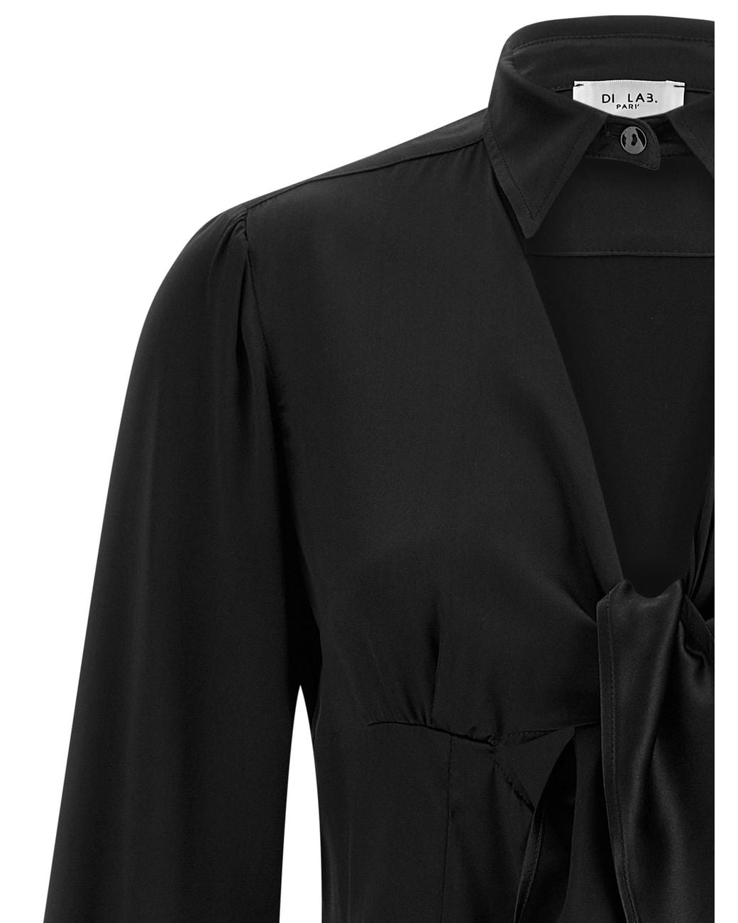 DI.LA3 PARI' Black 'Nodo' Shirt