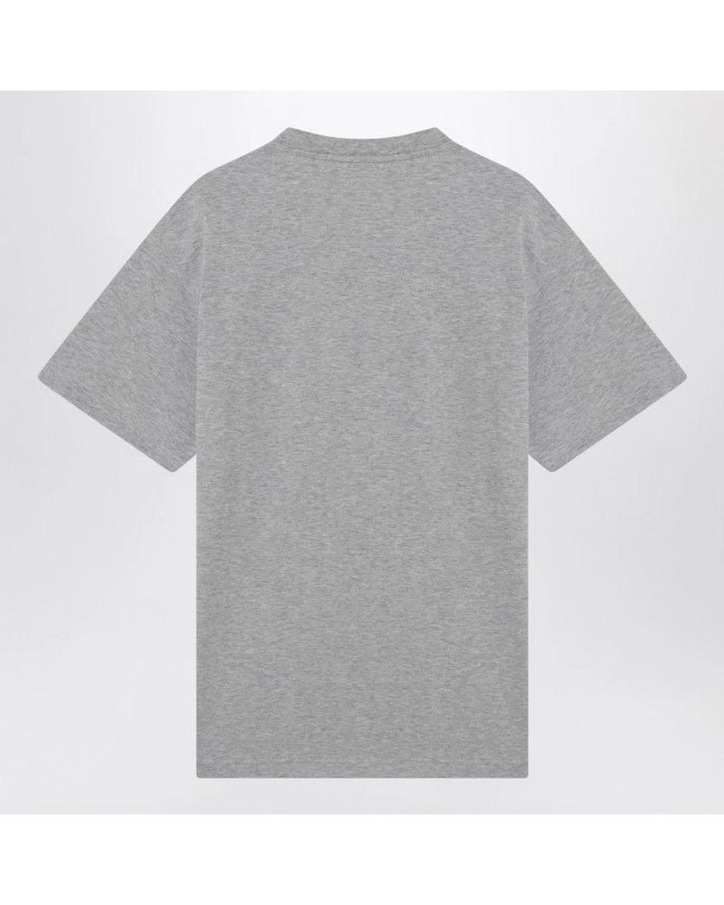 Gucci Gray Cotton Crew-Neck T-Shirt
