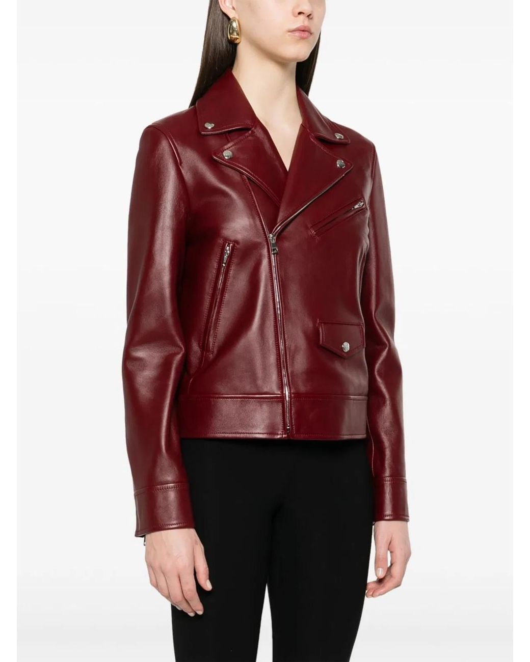 Gucci Red Leather Jacket