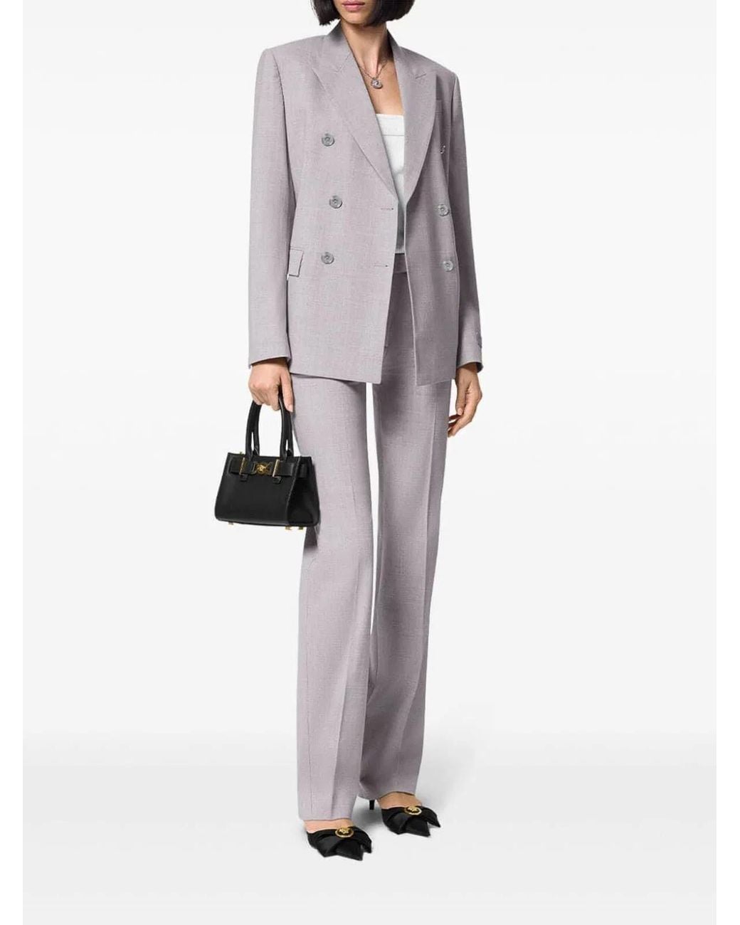Versace Gray Tailored Jacket