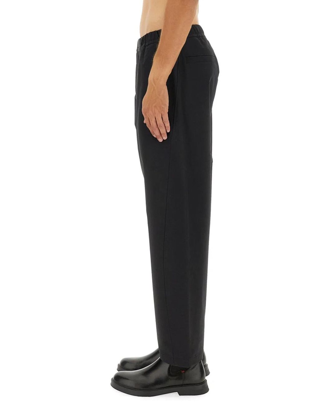 Laminar Black Comfort Tech Pants for men