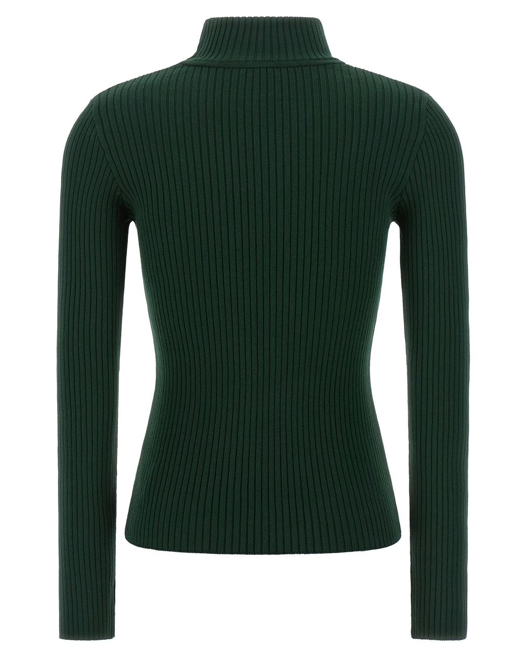 Courreges Green 'Reedition Rib Knit' Sweater
