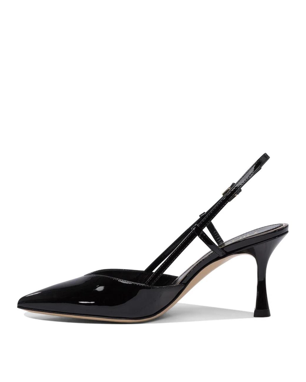 Ninalilou Black Leather Heeled Shoes