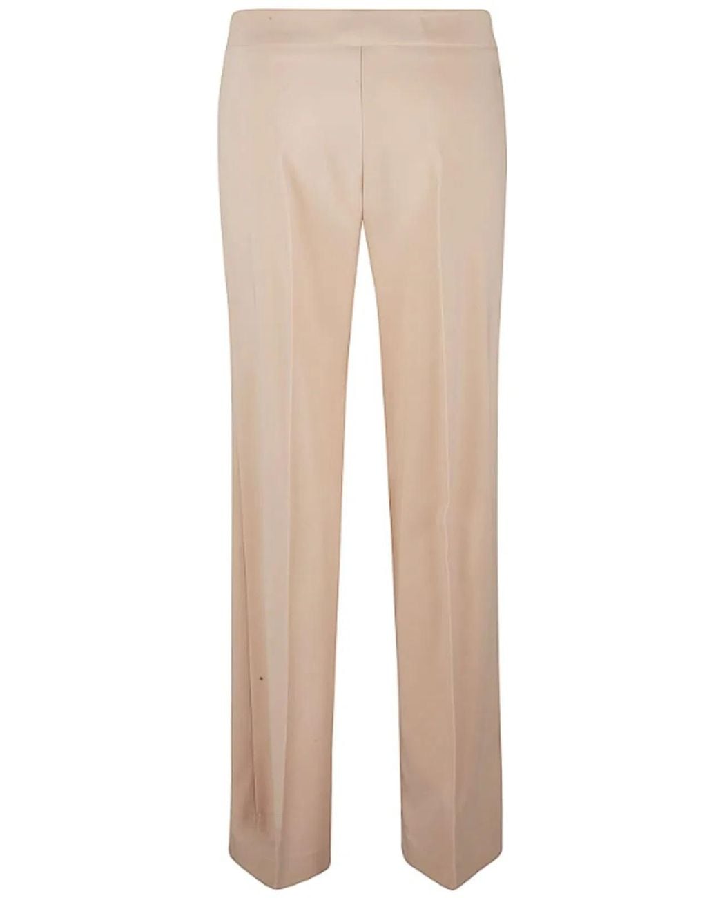 D.exterior Natural Central Pressed-Crease Trousers
