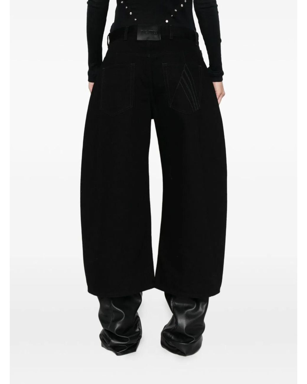 The Attico Black Long Trousers