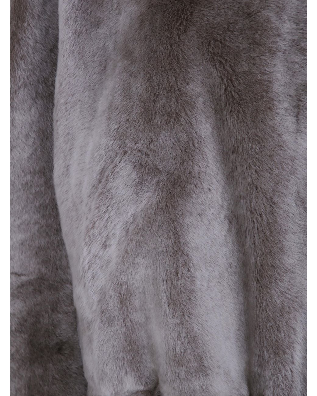 Brunello Cucinelli Gray Bomber Fur Jacket