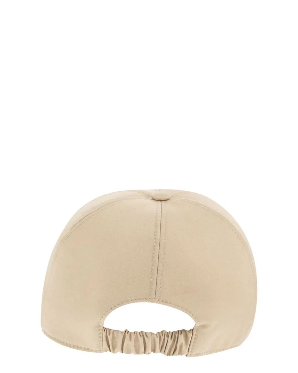 Premiata Natural Baseball Cap With Embroidered Logo