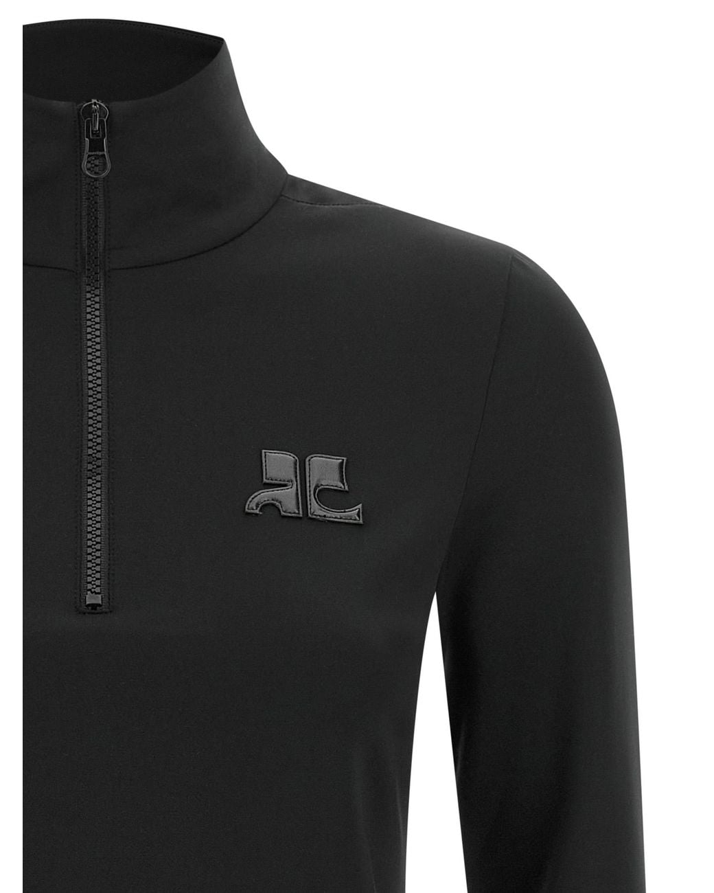 Courreges Black 'Second-Skin' Sweater