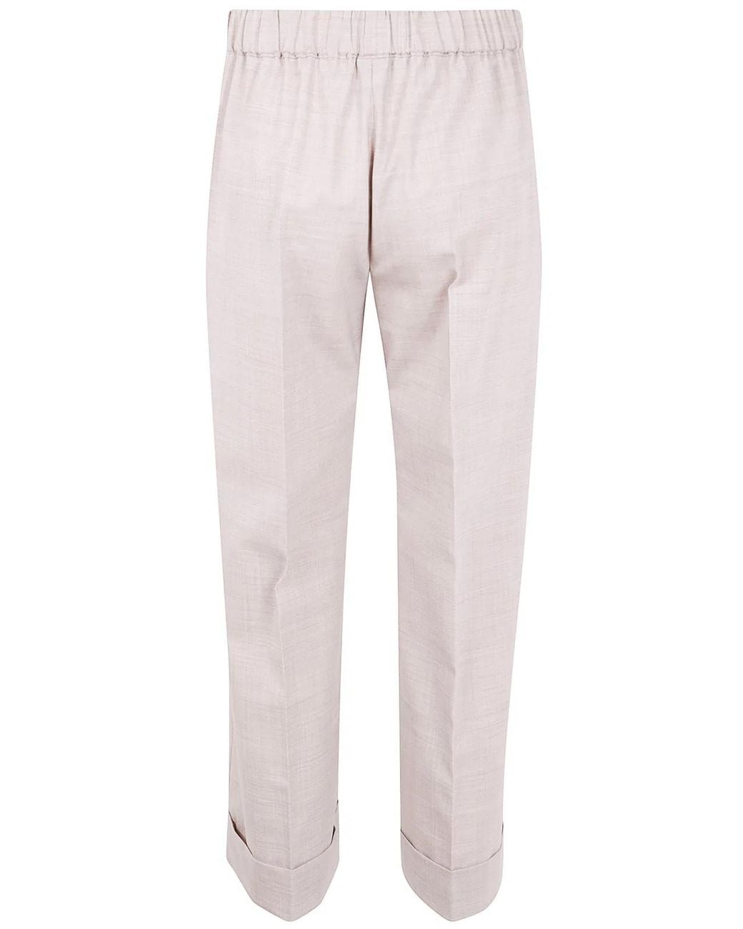 D.exterior Pink Flanel Merinos Short Trousers