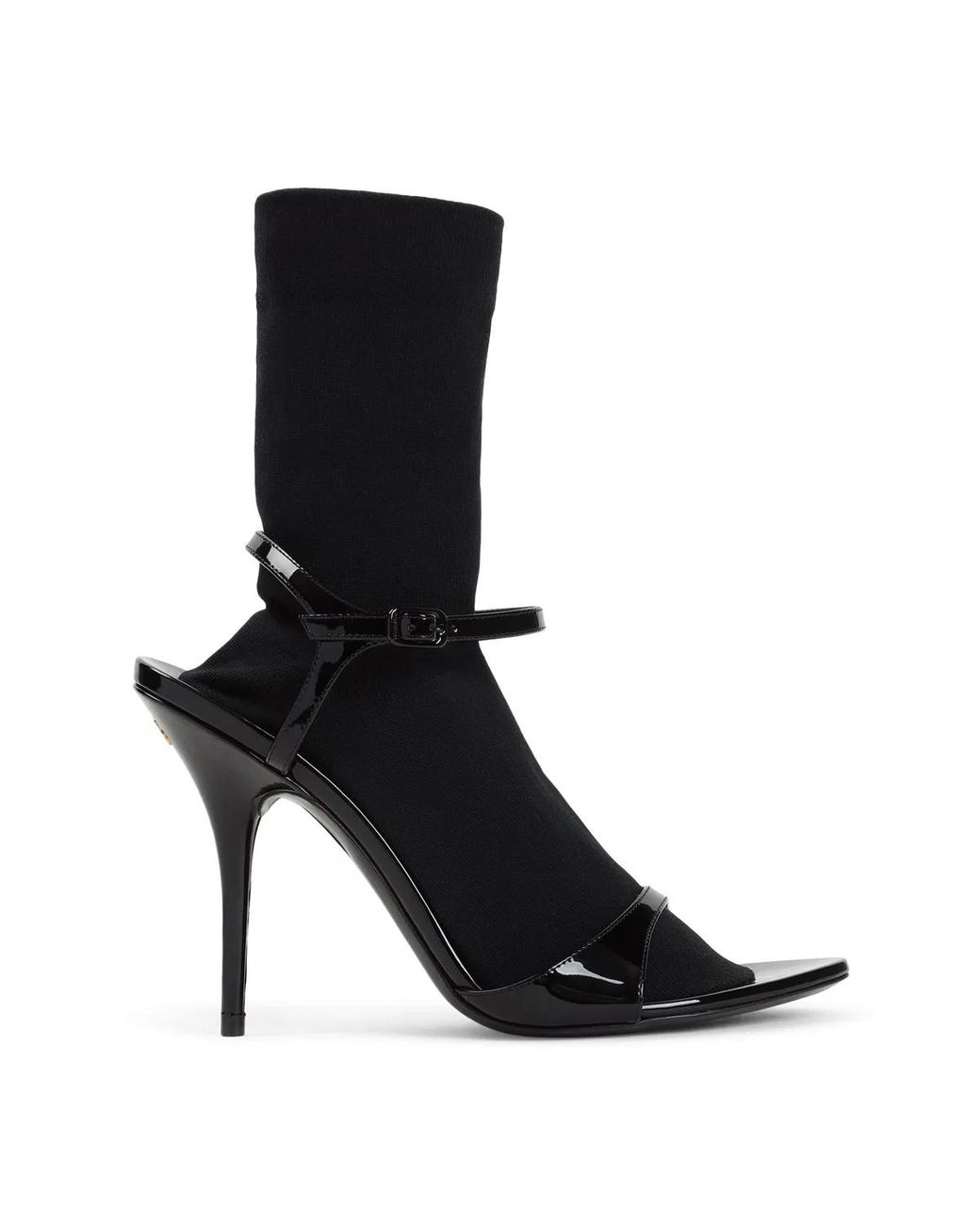 Balenciaga Black High Heel Sandals