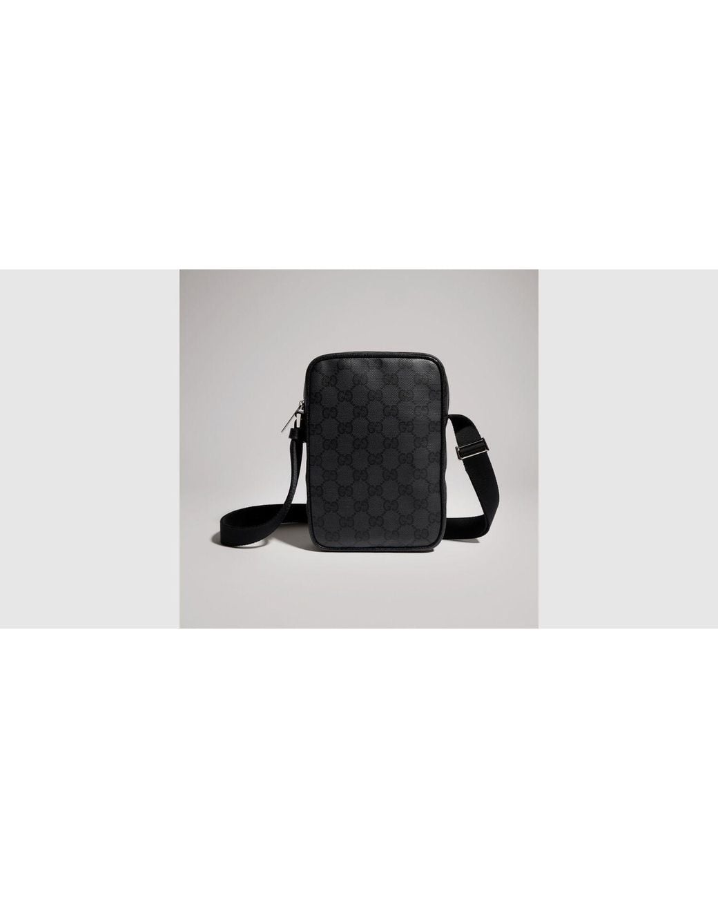 Gucci Black Canvas Pouch for men