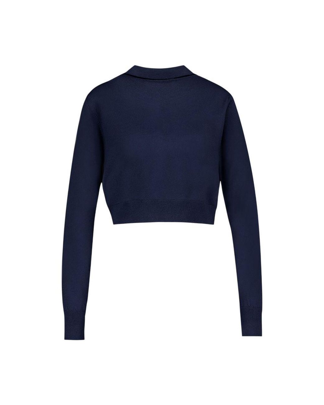 MARINE SERRE Blue Ls Polo